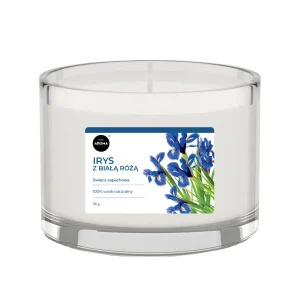 Ароматична свічка Aroma Home, Базова серія - Ірис з білою трояндою 115 г (839385)