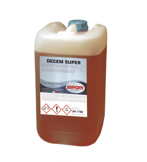 Средство для удаления остатков цемента и ржавчины Sipom DECEM SUPER, Канистра - 12кг