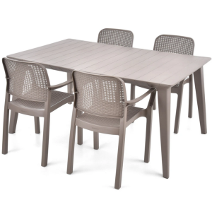 Набір садових меблів HECHT SAMANA SET BEIGE 4