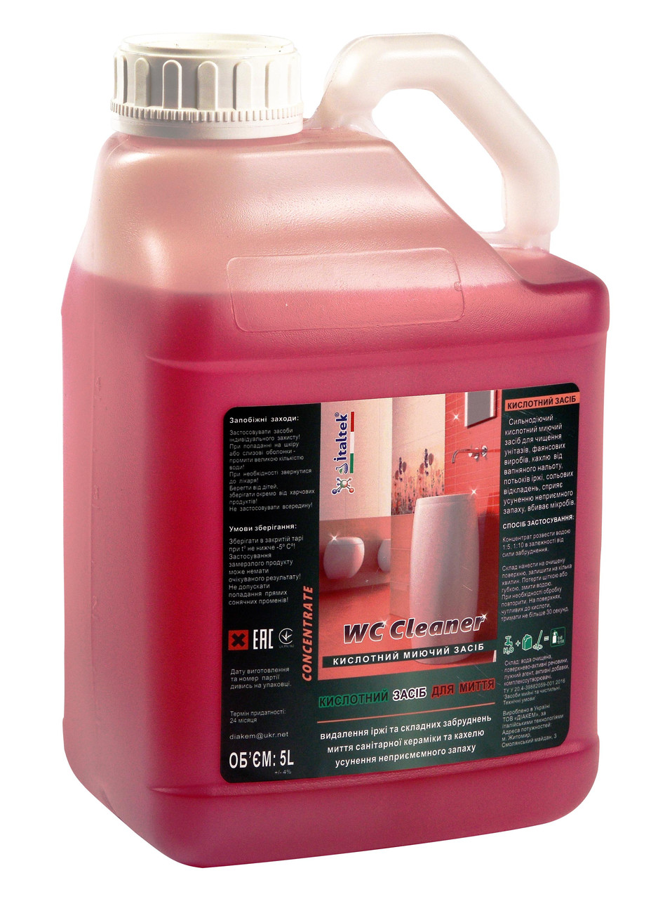 Кислотное средство для санкерамики Italtek WC Cleaner 5.6 кг