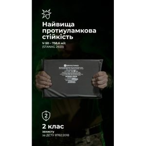 Балістичний пакет (2 клас | 20×30 см | 475 г | НВМПЕ ✡ Ізраїль) ТМ Балістика