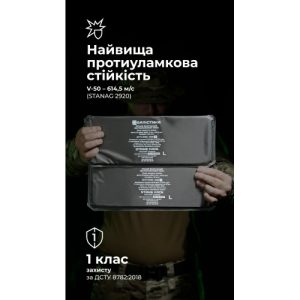 Балістичні пакети до камербандів WAS LPC (1 клас | L | 34×13 см | 2 шт. | 540 г | НВМПЕ ✡ Ізраїль) ТМ Балістика
