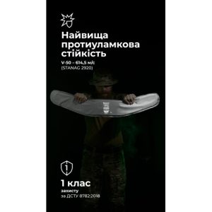 Балістичний пакет під РПС Crye Precision (1 клас | L | 550 г | НВМПЕ ✡ Ізраїль) ТМ Балістика