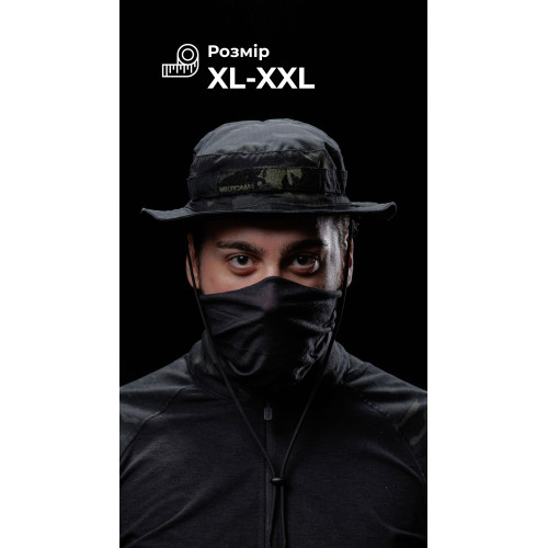 Панама тактична "Хьотр" XL-XXL (59-60 | Чорний Мультикам) ТМ Балістика